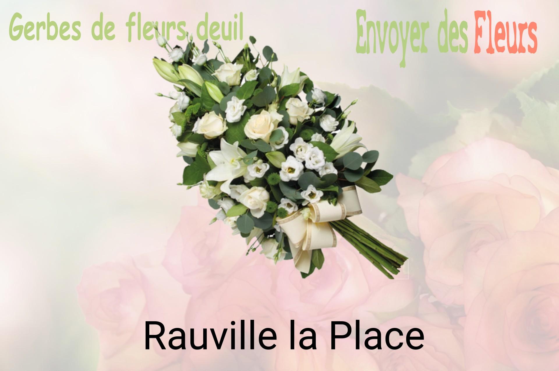 Gerbe de fleurs de deuil livrée à Rauville-la-Place